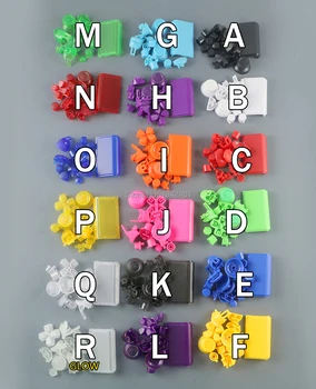 

18 Colors Optional L1 R1 L2 R2 Trigger Buttons Set replacement for PS4 Pro controller for PS4 4.0 JDS 040 JDM 040 Buttons Kit