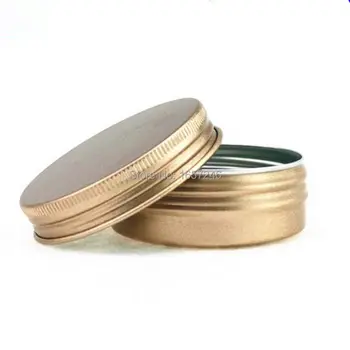 

40g rose gold empty round aluminum lip balm tins for cosmetic packaging,metal cosmetic jar container,40cc cream jar bottle