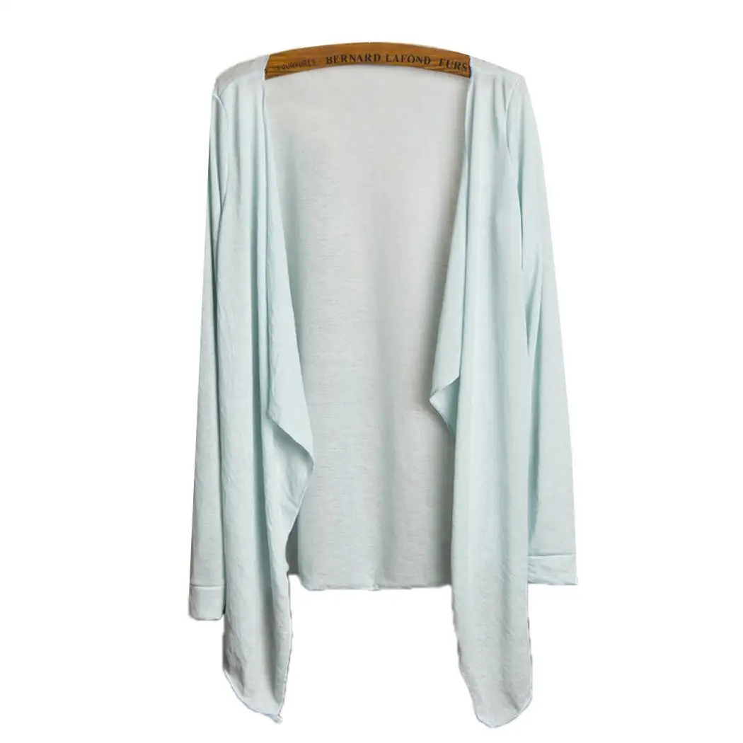 

Women Beach Cover Up Casual Long Sleeve Ultra-light Sun Loose Protection Air Conditioner Cardigan Beach Sun Protection Clothing