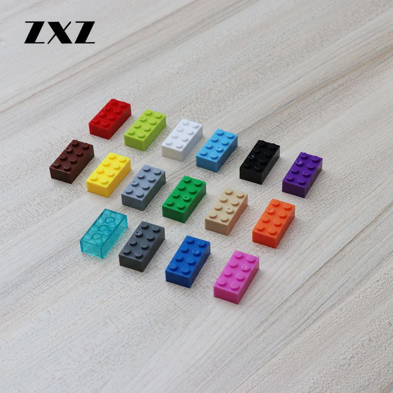 10 шт. MOC Brick 2x4 совместимые с Lego Part 3001 классические Обучающие игрушки подарок для