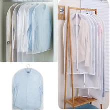 5 шт. пластиковый прозрачный пылезащитный чехол для ткани костюм сумка для одежды Защита для хранения горячий PEVA молния одежда Coves защита от пыли