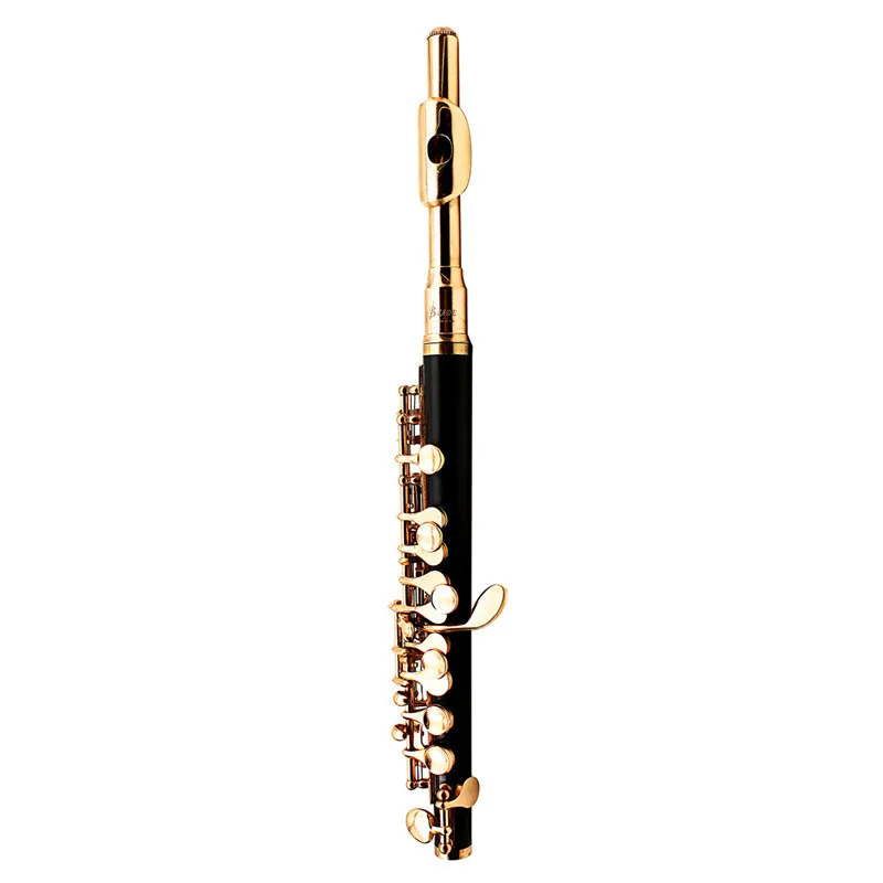 

SLADE Half-size Piccolo Flute Set Plated Cupronickel Key of C White Copper Tube Piccolo With Cloth Box Woodwind Instruments