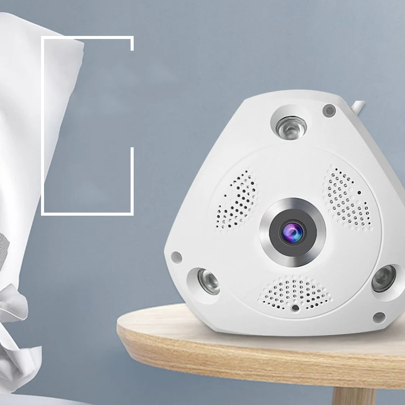 

Wireless Wifi IP Camera 360 Degree Panoramic Bulb Light Fish Eye Smart Home CCTV 3D VR Camera Home Security