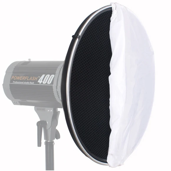 FFYY-Фотостудия Flash beauty Dish 42 см S Тип соты+ белый диффузор