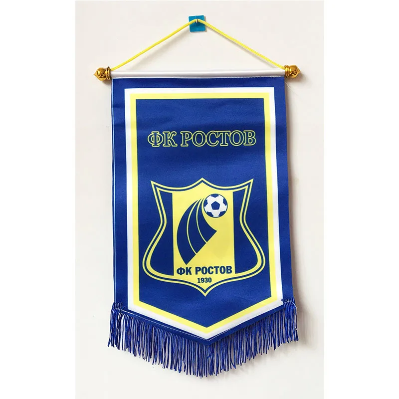 

Russia Rostov FK 36cm*23cm Size Double Sides Christmas Decorations for Home Hanging Flag Banner Gifts