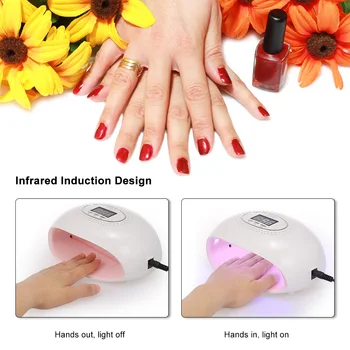 

60W Star 3 Smart Nail Lamp Dryer LED UV Lamp Nail Dryer Curing Lamp Professional Nail Gel Curing Tool