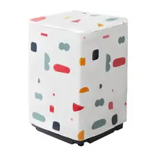 Солнцезащитный пылезащитный чехол с принтом PEVA для стиральной машины, водонепроницаемый чехол для стиральной машины, защитный Пылезащитный Чехол