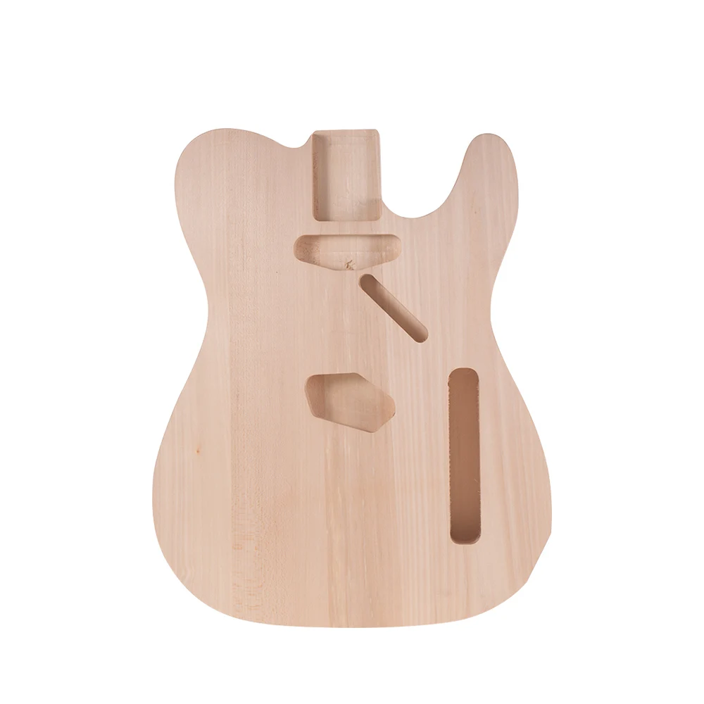 Muslady DIY электрогитара корпус липа материал незавершенный гитарный корпус гитары на заказ части