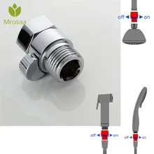 G 1/2 медная насадка для душа запорный клапан Быстрый открытый адаптер клапан регулятор потока переключатель для душевой головки Ручной Биде опрыскиватель