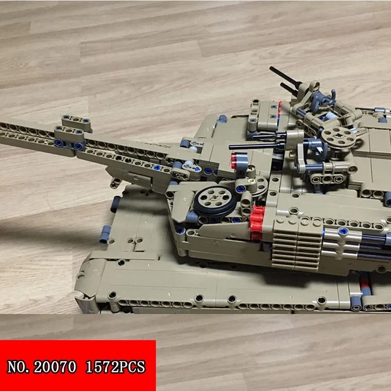 

New Lepin 1572pcs Technology Series Building Blocks Remote Control Edition Tank War Chariot Assembling Alpinia Toys Block 20070