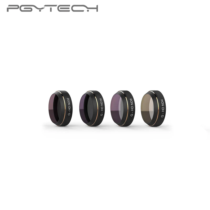PGYTECH для фильтра объектива Mavic Pro 4 шт./компл. ND4 8 16 32 HD многослойный редукционный