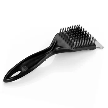 

Barbecue cleaning utensils outdoor barbecue long handle on both sides clean brush tennis cleaning tool