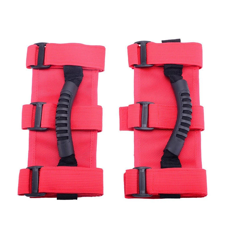 

2PCS Car Rear Side Grab Handle Interior Fit For Jeep Wrangler JK CJ TJ YJ VAN