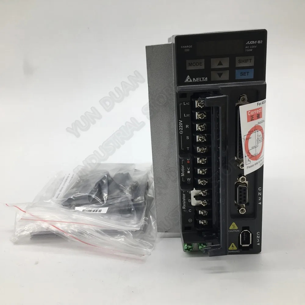 Новый 750 Вт 0 75 кВт Delta B2 AC Серводвигатель ASD 0721 B для ECMA C20807RS C20807SS|Двигатель
