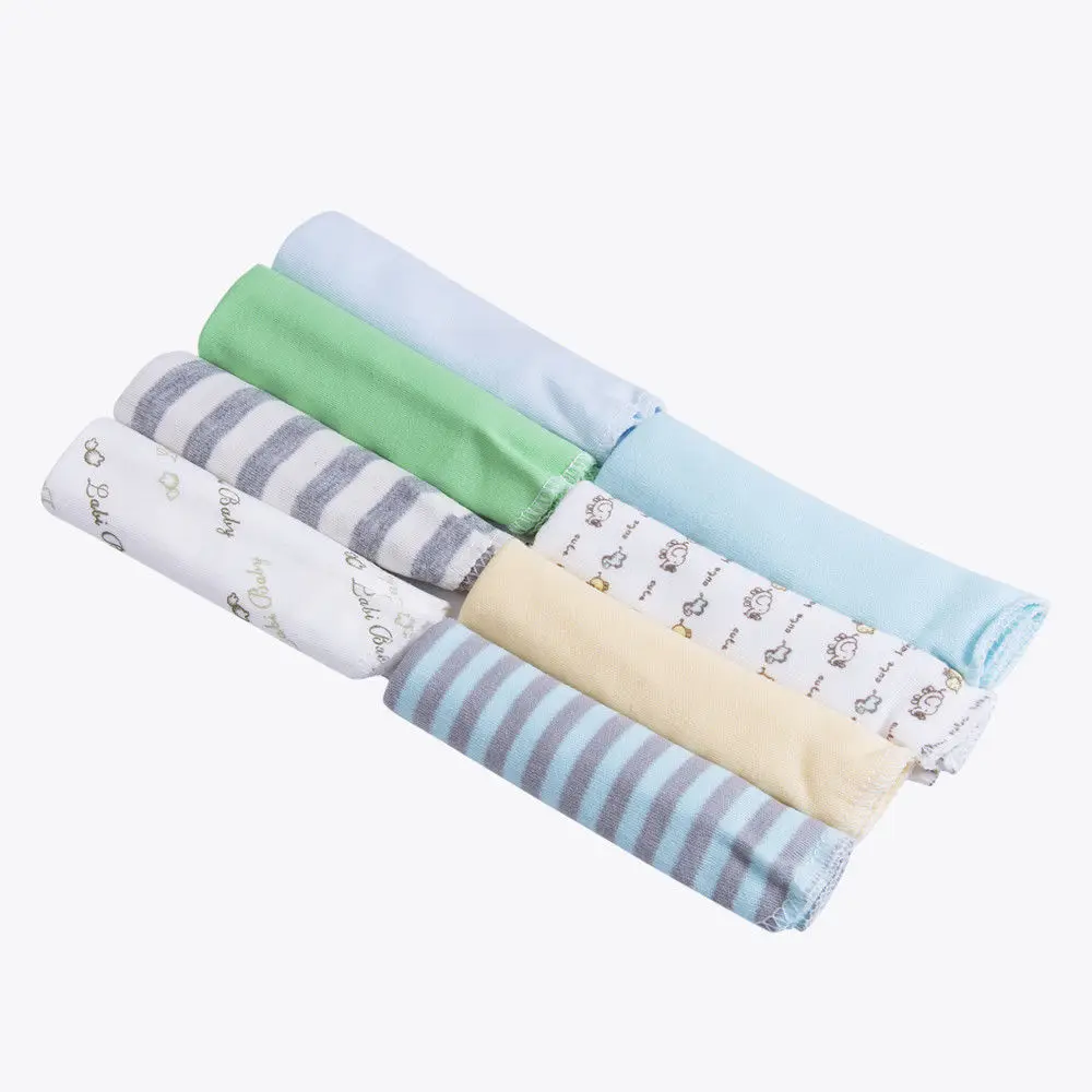 

8pcs/Pack Baby Newborn Face Washers Hand Towel Cotton Feeding Wipe Wash Cloth