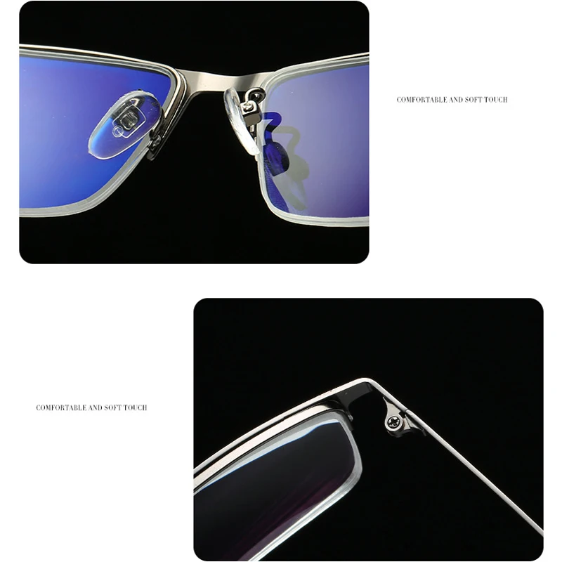 Iboode полуоправа, очки для близорукости, Ретро стиль, мужские, анти-синий светильник, смола, близорукие очки, унисекс, от-1,0 до-4,0