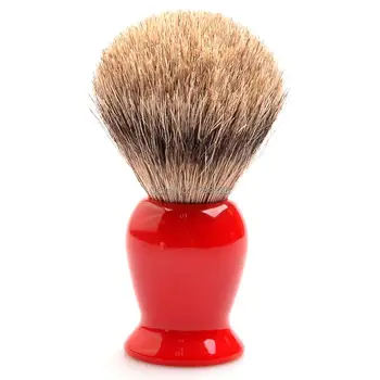 

CSB Barber Pure Badger Hair Wet Shaving Beard Brush Red Color