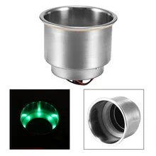 8 светодио дный светодиодные держатель электродов для автомобиля морской лодка нержавеющая сталь чашки форма держатель напитков и бутылочки