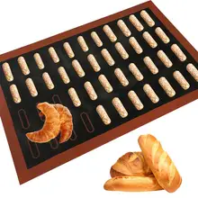 Перфорированный силиконовый коврик для выпечки 18 Сетка антипригарная печь лист лайнер инструмент печенье Макарон печенье хлебный коврик аксессуары для выпечки