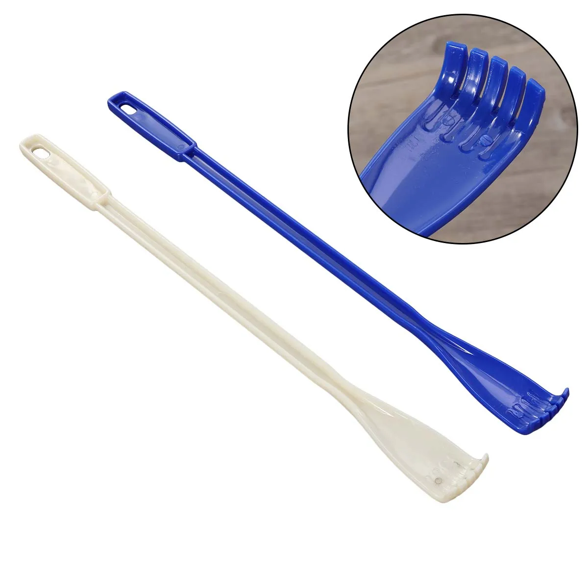 

2Pcs Back Scratchers Long ABS Portable Should Neck Scratchers For Adluts Women Random Color