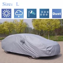 M/L/XL/XXL универсальное полное покрытие автомобиля анти Дождь Снег Лед Водонепроницаемый Пылезащитный УФ на открытом воздухе
