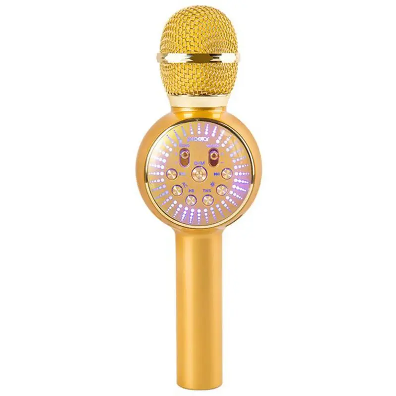 

CATS N16 Wireless Microphone Mobile Phone Karaoke We Sing Instrument Bluetooth Microphone With Colorful LED Lights