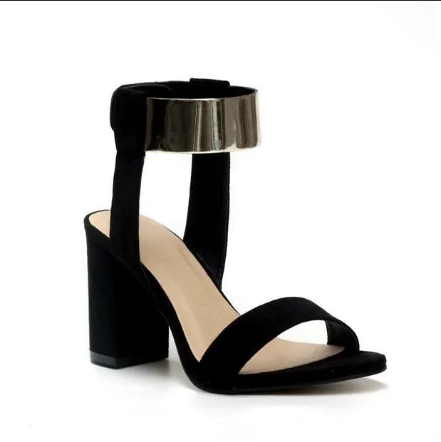 

Rome Women's Shoes Toe Foot Thick With High With Sandals