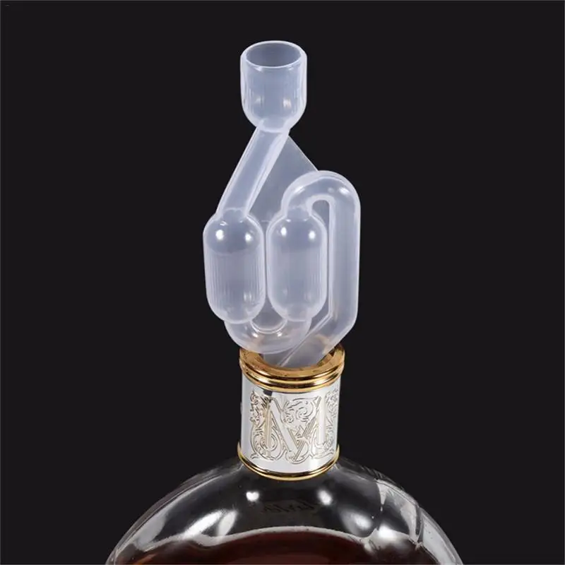 

Highly Transparent Plastic One Way Home Brew Check Valve Wine Brew Accessory