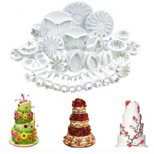 Помадка торт плесень набор цветок украшения торта инструменты кухня выпечки молдинг комплект Sugarcraft изготовление плесень для печенья