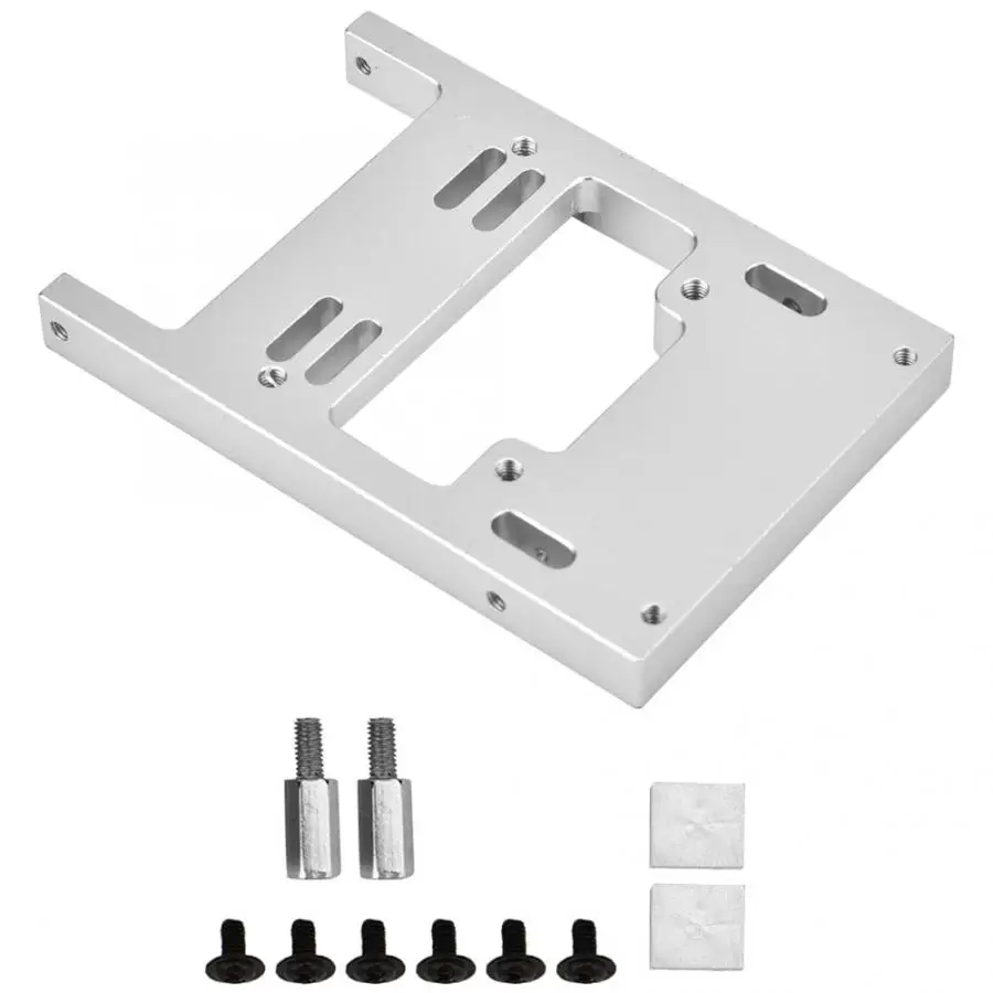 

1Set Metal Fixed Mount Upgrade Modify Metal Servo Warehouse with Screws for RC Model Car Spare Part WPL Truck Universal