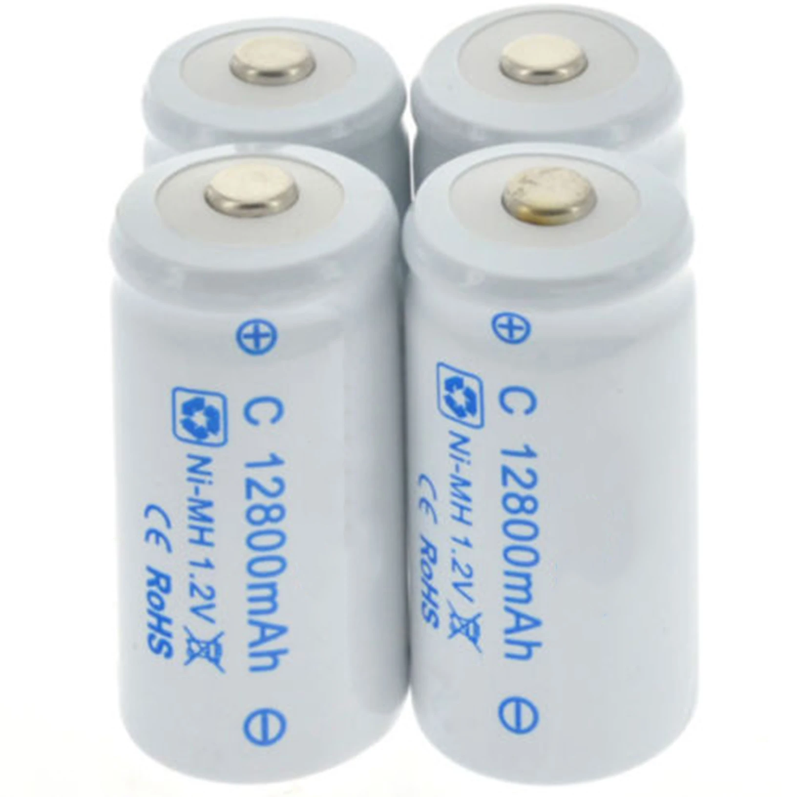 1 20pcs 12800mAh C Size Rechargeable Batteries 1.2V R14 C Cell NI MH Battery in Rechargeable