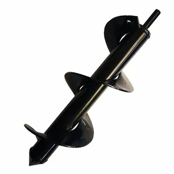 

12'' 8cm x 30cm Earth Auger Spiral Drill Bit Roto Flower Plante Drill Auger Yard Gardening Bedding Planting Hole Digger Tool