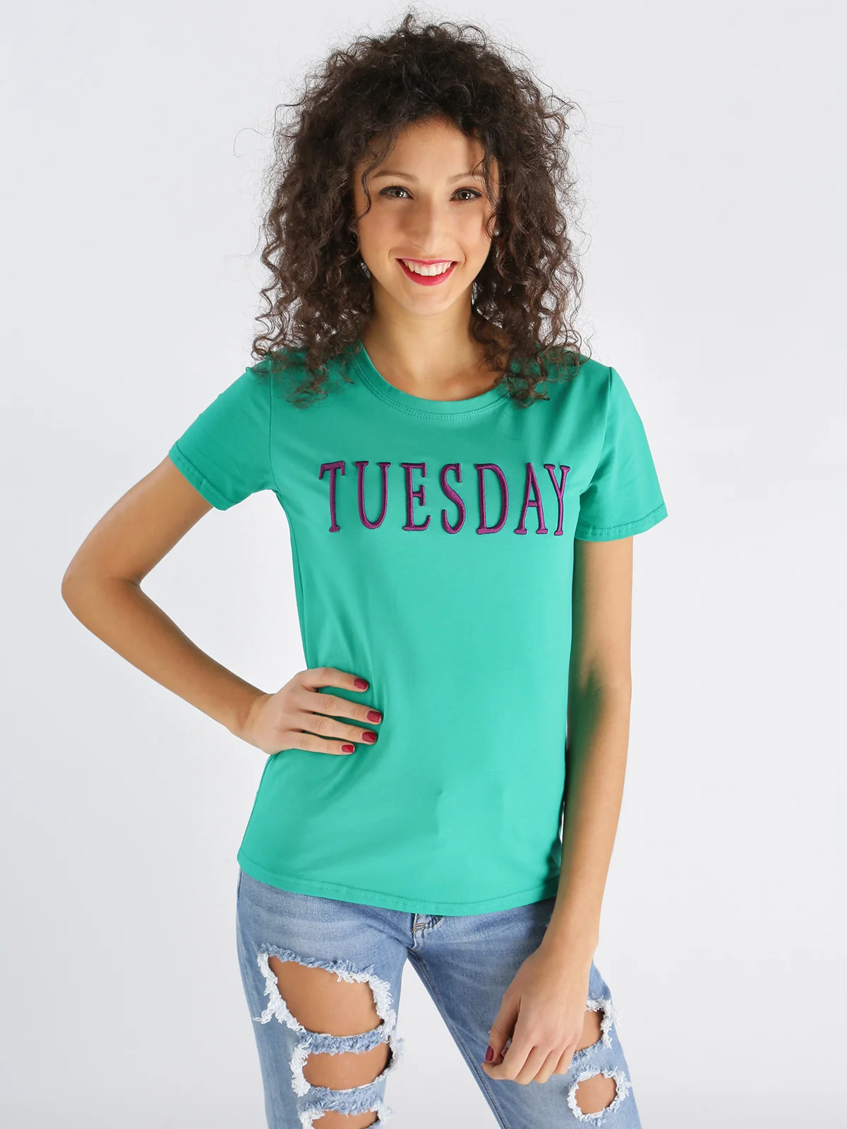 weekday print t shirt