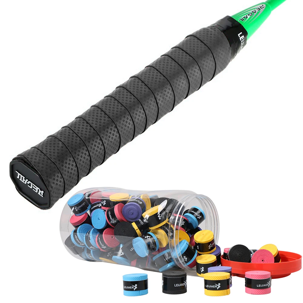 

100/60/30/15/9/5 Pcs Tennis Racket Overgrips Fishing Rod Sweat Band Grip Anti-skid Sweat Tape Wraps Badminton Racquet Over Grip