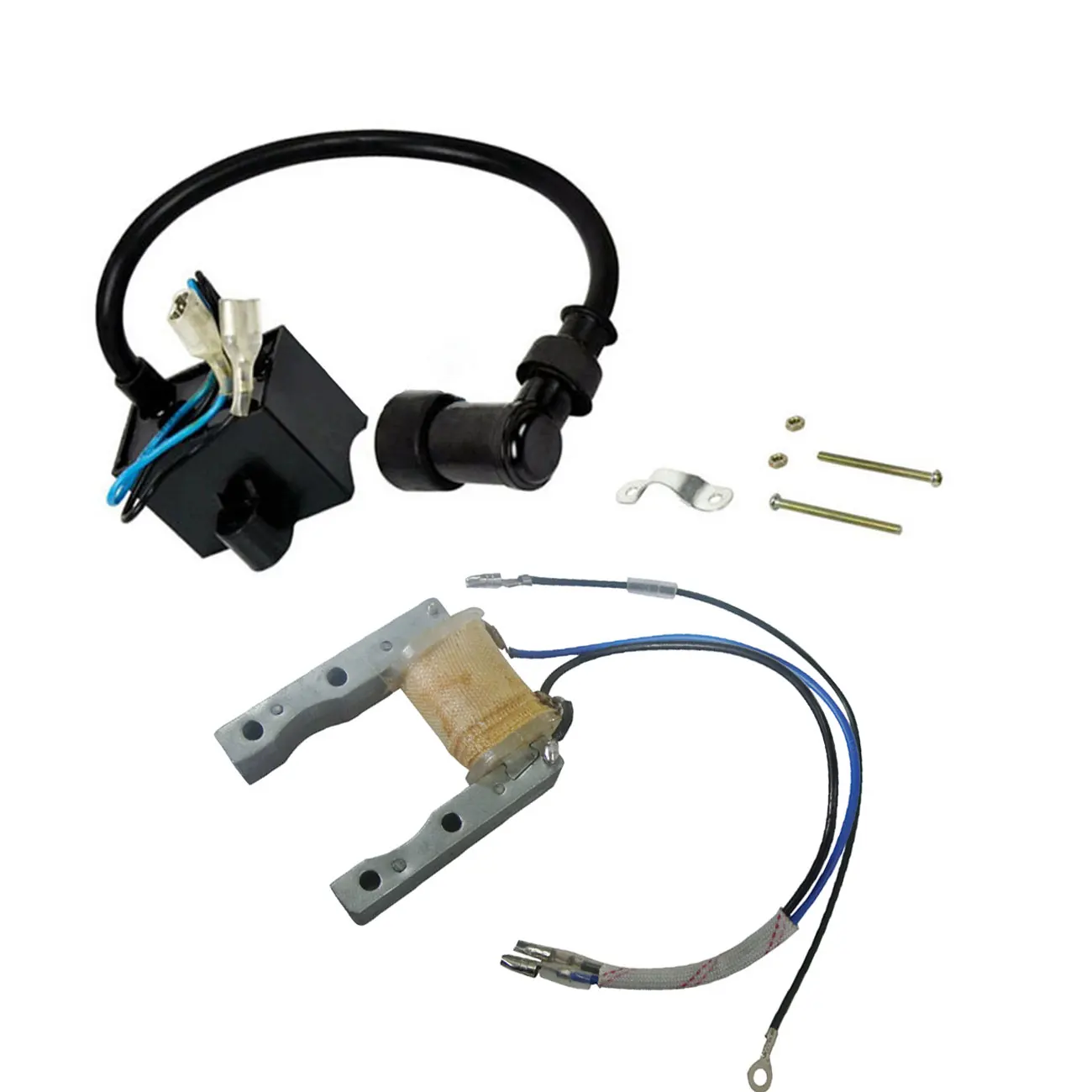 

Pouvoir 6V Ignition Magneto Stator CDI Ignition Coil For 66/80cc 2 Stroke Motorized Bike