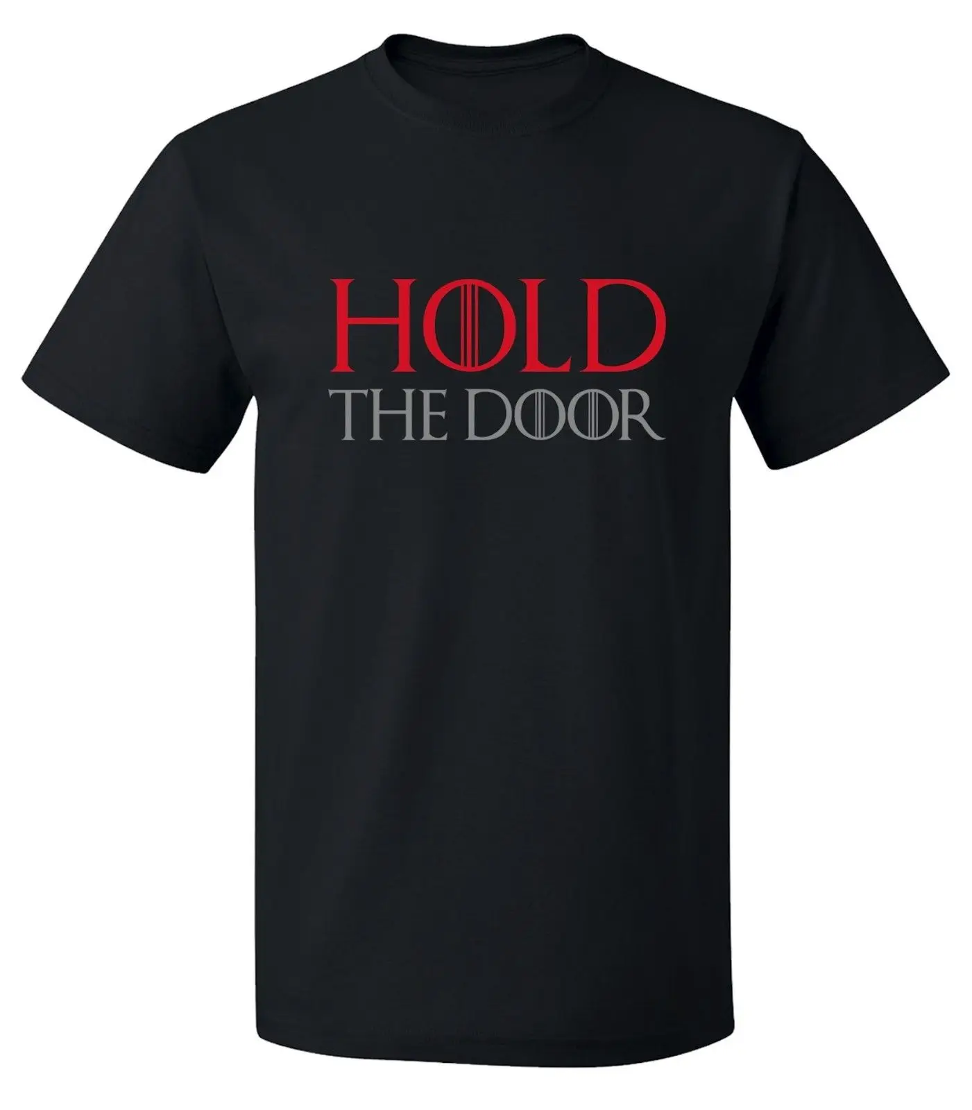 Футболка с короткими рукавами надписью Hold The Door Hodor Game of Thrones удобная футболка