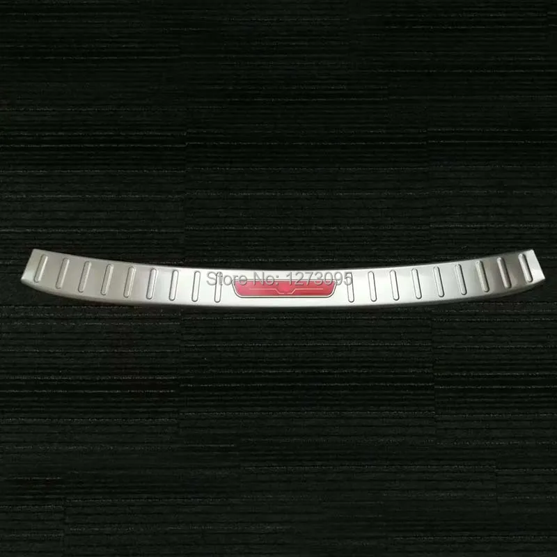 

For BMW X1 2016 Stainless Steel Exterior Rear Bumper Protector Sill Trim Tail Trunk Guard Pedal Sticker Car Styling Accessories