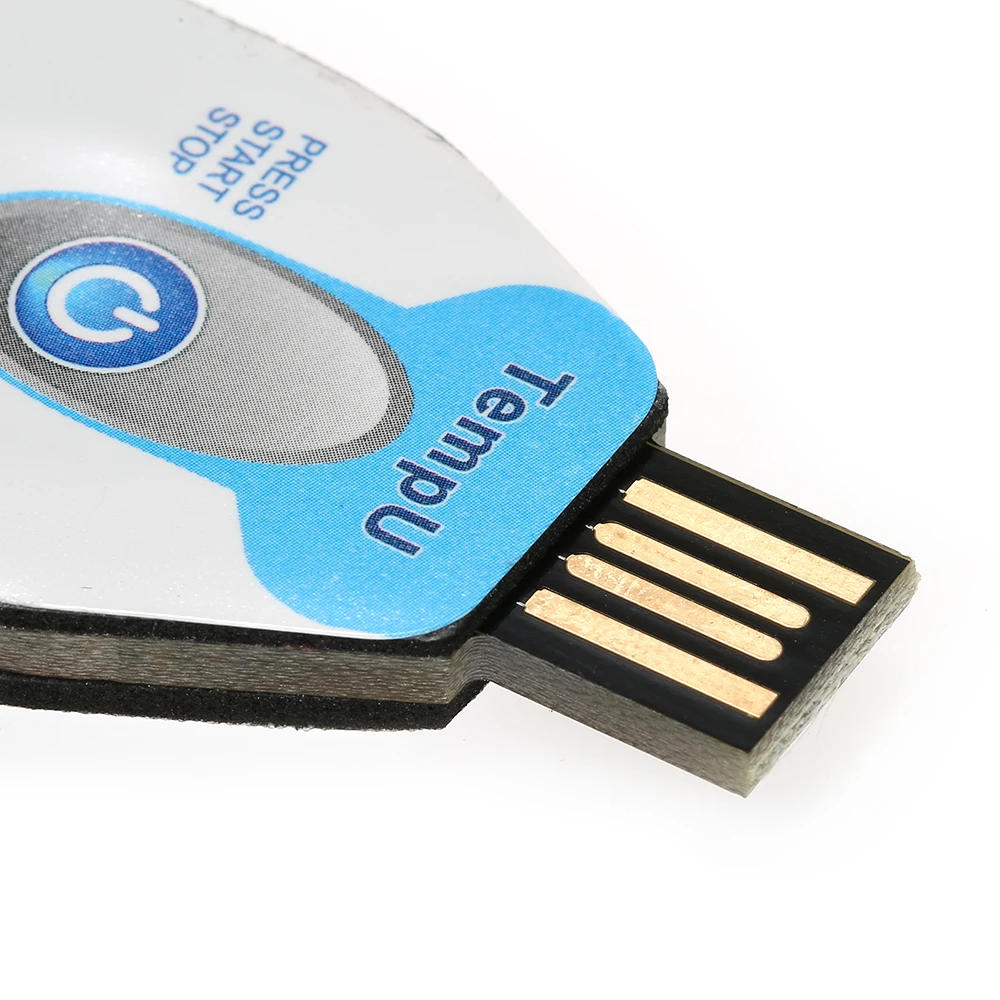 Водонепроницаемый USB одноразовый регистратор данных температуры холодной цепи термометр рекордер для биологической/медицинской химической промышленности