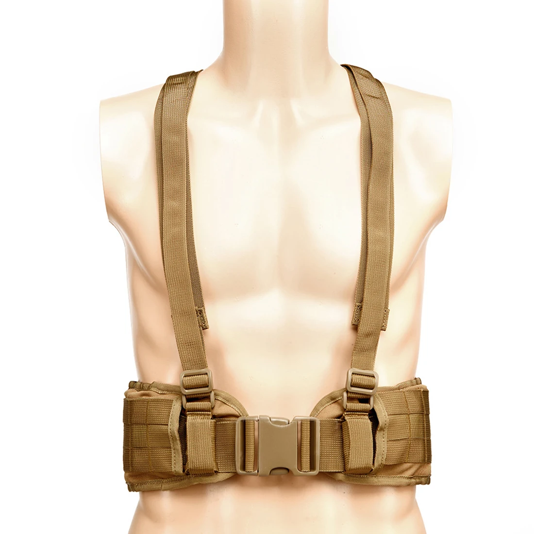 

LongRui Lightweight Modularization Tactical Waist Padded Belt Multifunctional Molle Suspender for Outdoor Hunting Accessories