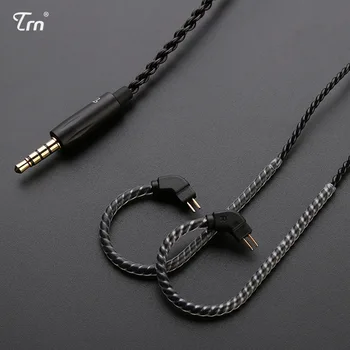 

TRN 0.75mm/ 0.78mm/ MMCX pin Replacement 3.5mm Earphone Cable for TRN V10 V20 for Shure Headphones no Mic/ with Mic