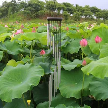 18 Замороженные тубы медный Двор Сад улица живой колокольчики для подарка на день рождения музыка домашний номер орнамент