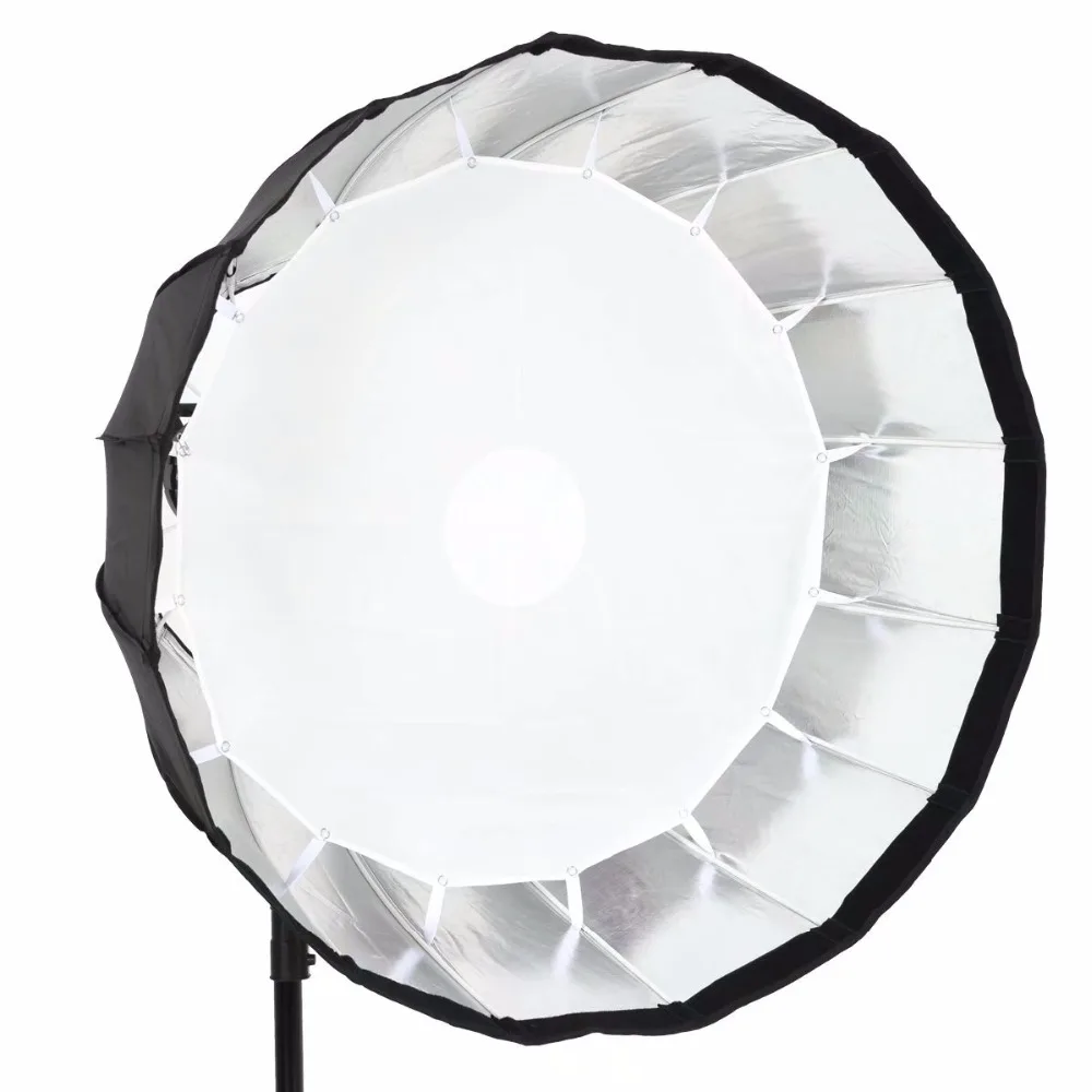  Godox P90H 90CM Deep Parabolic Bowens Mount Portable Softbox + P90 Grid for Studio Flash Photo Stud