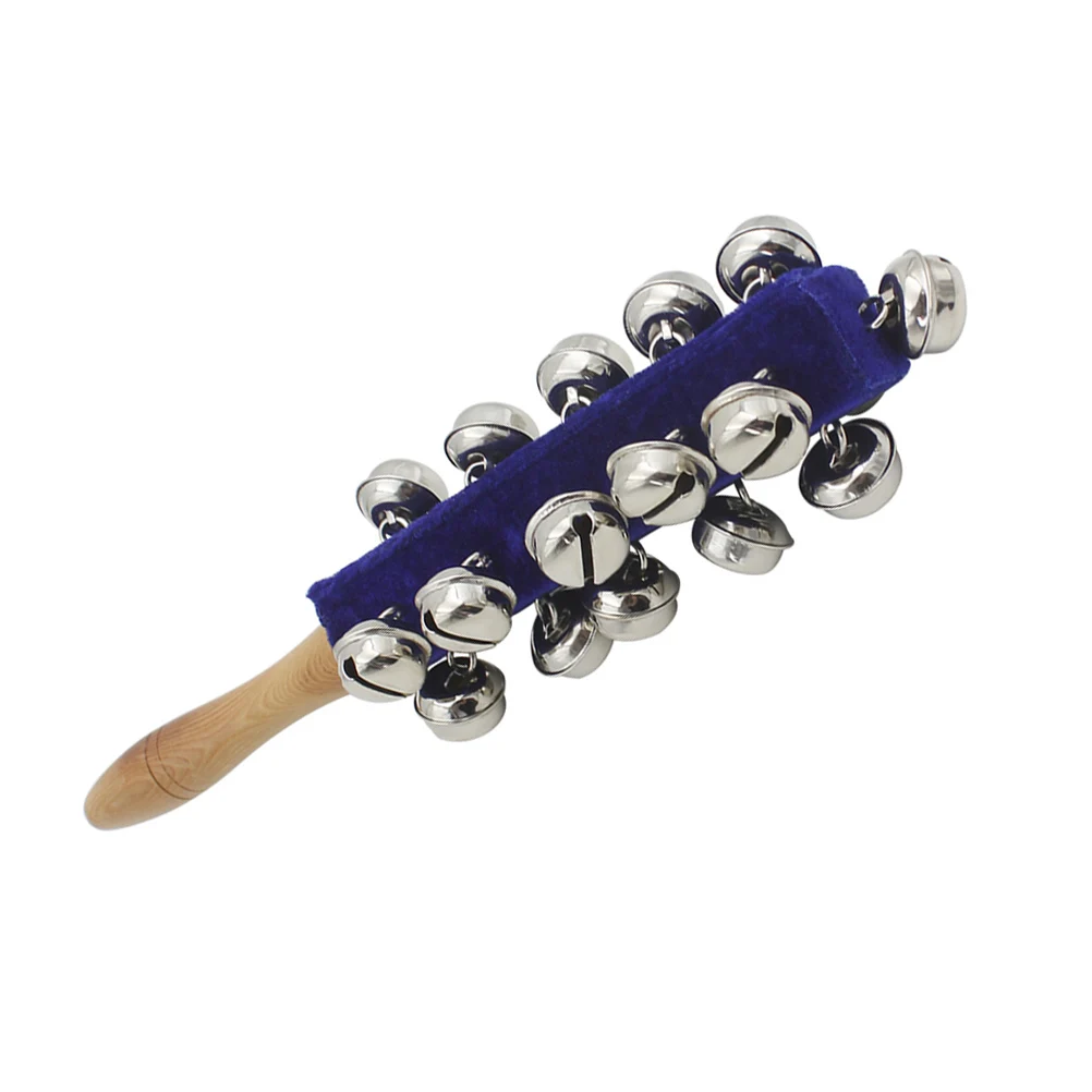 Ручной Колокольчик Jingle Stick с деревянной ручкой детская ранняя развивающая