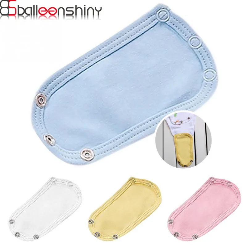 

BalleenShiny 2Pcs Baby Romper Crotch Extenter Child Bodysuit Jumpsuit Diaper Lengthen Film Clothing Extension Baby Care