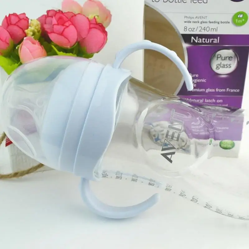 Harga Botol Grip Menangani untuk AVENT Natural Wide Mouth PP Makan Bayi Kaca Botol Aksesoris