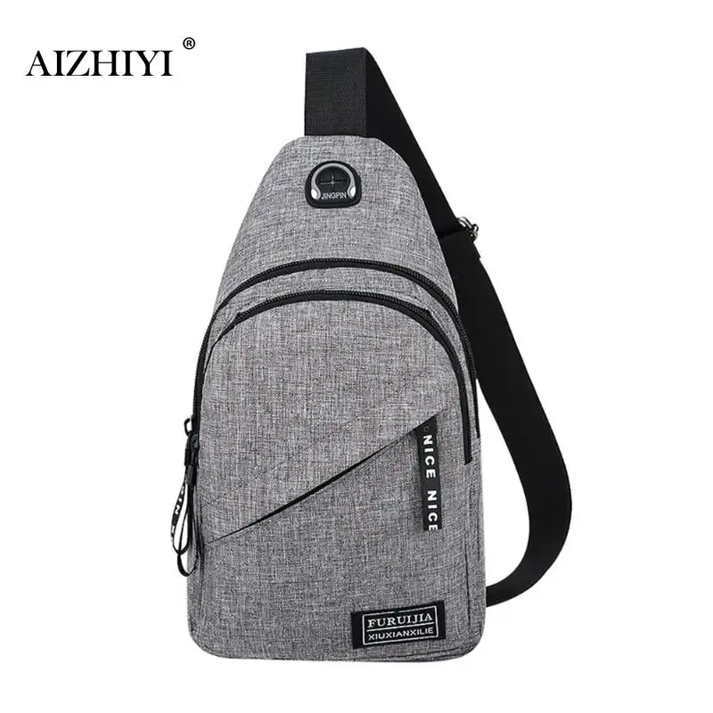 Male Satchel Shoulder Chest Packs Fashion Men Crossbody Bags Casual Travel Messenger Bag Back ...