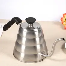 Горячая 304 гусеница из нержавеющей стали чайник ручной кофе-машина инфузион 1Л чайник со свистком кофе аксессуары от производителей