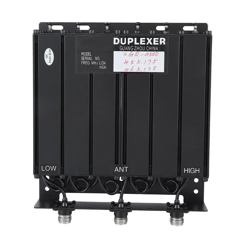 

High Quality 50W 6 Cavity Duplexer UHF Duplexer TX:455.175 RX:465.175 N Connector