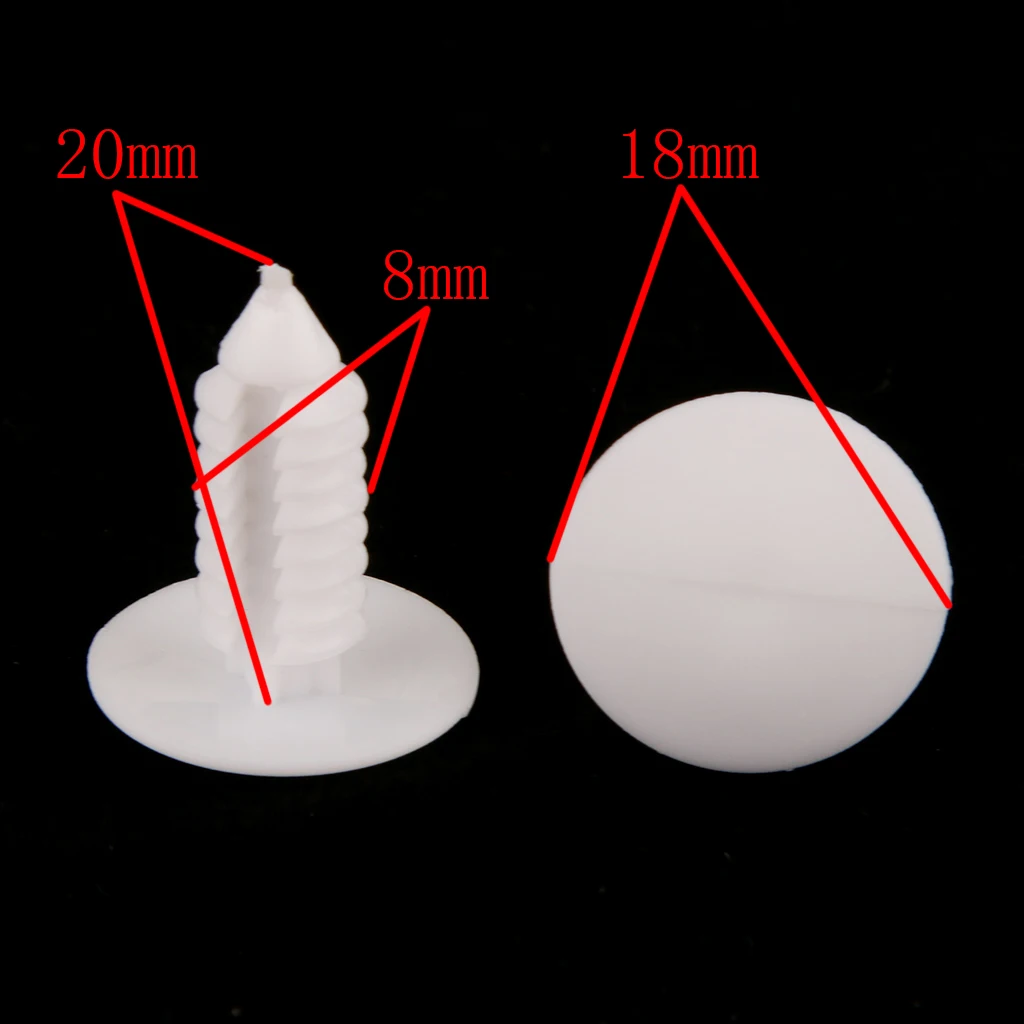 50x Мини всплеск Защитная заклепка панели тела Подпорная отделка зажимы для GM 1595864