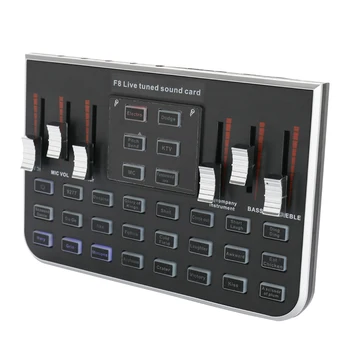 

Studio Audio Mixer Microphone Excellent Quality Voice Music Professional Audio USB Headset Karaoke Steamer Live Sound Card Mic